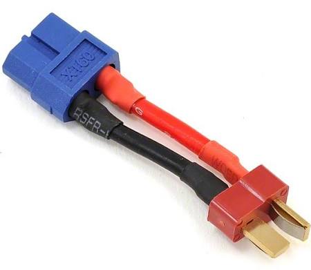 ProTek RC T-Style Plug to XT60 Plug Adapter (Male T-Style – EVS Hobbies USA