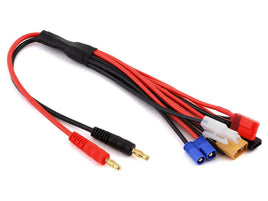 RCE1624 7-Function Charge Adapter to M 4mm bullets- 300mm wire
