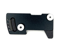 Racers Edge Aluminum Ride Height/Camber Gauge, Black