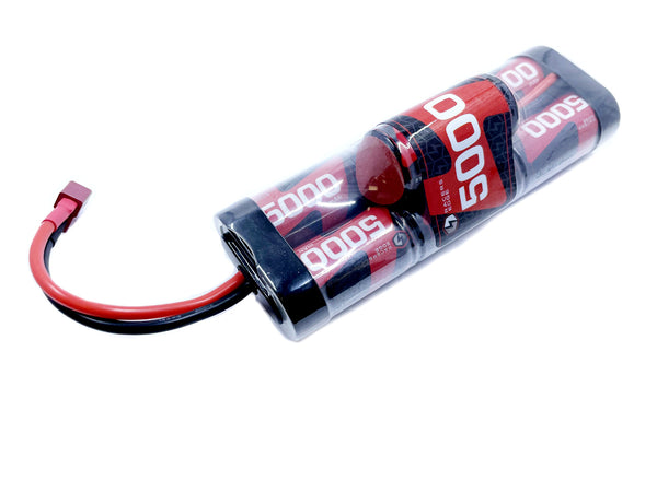 Racers Edge 5000mAh 8.4V 7-Cell NiMH Hump Battery Pack w/ T-Plug