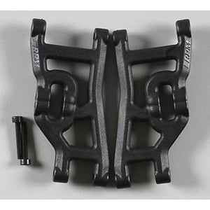 RPM Black Front A-Arms, Nitro: Rustler, Stampede, Sport