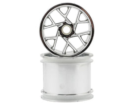 RPM81903 RPM "Slingshot 12 Spoke" Traxxas Nitro Front Wheels (2) (Chrome) (Pins)
